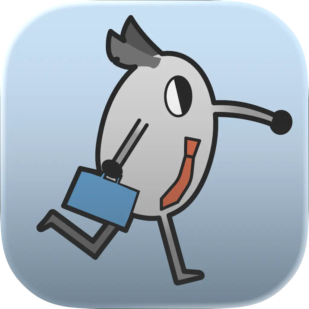 JobbIn mascot walking